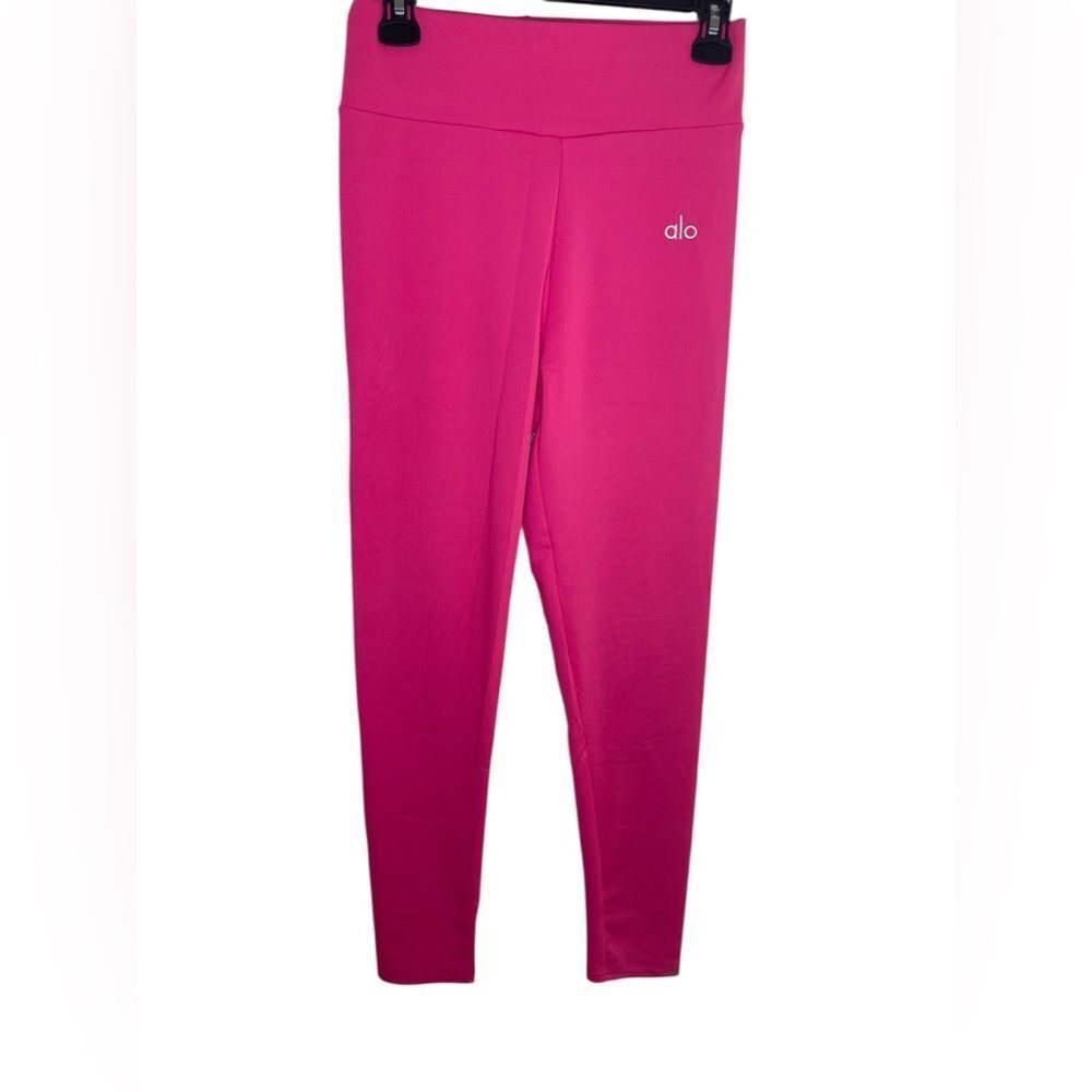ALO Yoga Women's Bright Pink Athletic Leggings Sz.‎ L